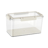 Maxbell Food Storage Container Reusable Fruit Lunch Box for Home Kitchen Adults 5.8L Milky White