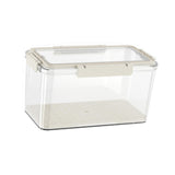 Maxbell Food Storage Container Reusable Fruit Lunch Box for Home Kitchen Adults 5.8L Milky White