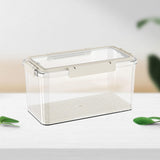 Maxbell Food Storage Container Reusable Fruit Lunch Box for Home Kitchen Adults 5.8L Milky White