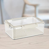 Maxbell Food Storage Container Reusable Fruit Lunch Box for Home Kitchen Adults 5L Milky White