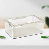 Maxbell Food Storage Container Reusable Fruit Lunch Box for Home Kitchen Adults 5L Milky White