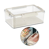 Maxbell Food Storage Container Reusable Fruit Lunch Box for Home Kitchen Adults 5L Milky White