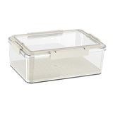 Maxbell Food Storage Container Reusable Fruit Lunch Box for Home Kitchen Adults 5L Milky White