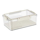 Maxbell Food Storage Container Reusable Fruit Lunch Box for Home Kitchen Adults 5L Milky White