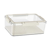 Maxbell Food Storage Container Reusable Fruit Lunch Box for Home Kitchen Adults 5L Milky White