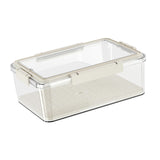Maxbell Food Storage Container Reusable Fruit Lunch Box for Home Kitchen Adults 5L Milky White