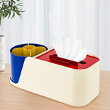 Maxbell Pen Pencil Holder Supplies Fashion Tissue Box for Counter Desktop NightStand