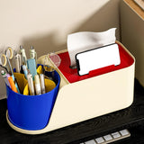 Maxbell Pen Pencil Holder Supplies Fashion Tissue Box for Counter Desktop NightStand