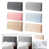 Maxbell Bed Headboard Slipcover Removable Decor Protector for Dorm Room Bedroom Home Deep Grey