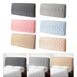 Maxbell Bed Headboard Slipcover Removable Decor Protector for Dorm Room Bedroom Home Deep Grey