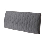 Maxbell Bed Headboard Slipcover Removable Decor Protector for Dorm Room Bedroom Home Deep Grey