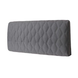Maxbell Bed Headboard Slipcover Removable Decor Protector for Dorm Room Bedroom Home Deep Grey