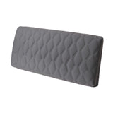 Maxbell Bed Headboard Slipcover Removable Decor Protector for Dorm Room Bedroom Home Deep Grey