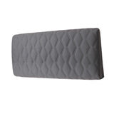 Maxbell Bed Headboard Slipcover Removable Decor Protector for Dorm Room Bedroom Home Deep Grey