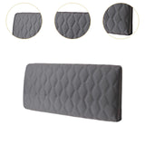 Maxbell Bed Headboard Slipcover Removable Decor Protector for Dorm Room Bedroom Home Deep Grey
