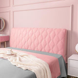 Maxbell Bed Headboard Slipcover Removable Decor Protector for Dorm Room Bedroom Home Pink