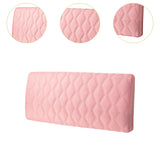 Maxbell Bed Headboard Slipcover Removable Decor Protector for Dorm Room Bedroom Home Pink