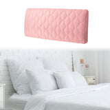 Maxbell Bed Headboard Slipcover Removable Decor Protector for Dorm Room Bedroom Home Pink
