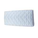 Maxbell Bed Headboard Slipcover Removable Decor Protector for Dorm Room Bedroom Home Blue
