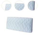 Maxbell Bed Headboard Slipcover Removable Decor Protector for Dorm Room Bedroom Home Blue