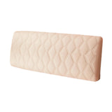 Maxbell Bed Headboard Slipcover Removable Decor Protector for Dorm Room Bedroom Home Beige