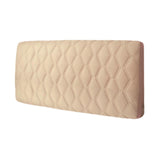 Maxbell Bed Headboard Slipcover Removable Decor Protector for Dorm Room Bedroom Home Deep Beige