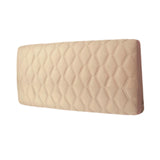 Maxbell Bed Headboard Slipcover Removable Decor Protector for Dorm Room Bedroom Home Deep Beige