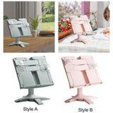 Maxbell Book Stand Bookshelf Hands Free Books Holder for Kitchen Sheet Music Textbook Green