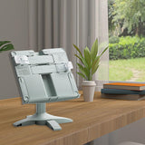 Maxbell Book Stand Bookshelf Hands Free Books Holder for Kitchen Sheet Music Textbook Green