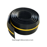 Maxbell Garage Door Threshold Seal Strip DIY Windproof Weatherstrip Garage Door Seal 300cm Double Nonslip