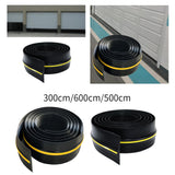 Maxbell Garage Door Threshold Seal Strip DIY Windproof Weatherstrip Garage Door Seal 300cm Double Nonslip