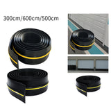 Maxbell Garage Door Threshold Seal Strip DIY Windproof Weatherstrip Garage Door Seal 300cm Double Nonslip