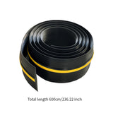 Maxbell Garage Door Threshold Seal Strip DIY Windproof Weatherstrip Garage Door Seal 600cm Double Nonslip