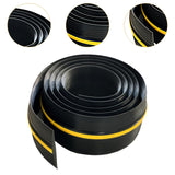 Maxbell Garage Door Threshold Seal Strip DIY Windproof Weatherstrip Garage Door Seal 600cm Double Nonslip