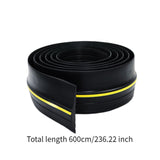 Maxbell Garage Door Threshold Seal Strip DIY Windproof Weatherstrip Garage Door Seal 600cm Single Nonslip
