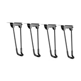 Maxbell 4Pcs Folded Hairpin Table Legs Parts for Camping Table Dorm Room Living Room Height 25cm