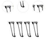 Maxbell 4Pcs Folded Hairpin Table Legs Parts for Camping Table Dorm Room Living Room Height 25cm