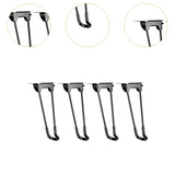 Maxbell 4Pcs Folded Hairpin Table Legs Parts for Camping Table Dorm Room Living Room Height 35cm