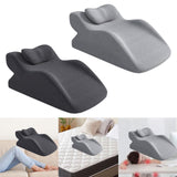 Maxbell Knee Pillow Lightweight Leisure Knee Support Cushion for Home Office Reading Dark Grey