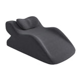 Maxbell Knee Pillow Lightweight Leisure Knee Support Cushion for Home Office Reading Dark Grey