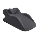 Maxbell Knee Pillow Lightweight Leisure Knee Support Cushion for Home Office Reading Dark Grey