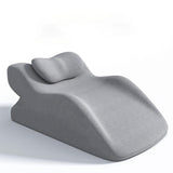 Maxbell Knee Pillow Lightweight Leisure Knee Support Cushion for Home Office Reading Light Grey