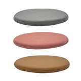 Maxbell Round Seat Pad with Zipper Floor Pouf Mat for Tea Ceremony Bedroom Household Gray