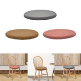 Maxbell Round Seat Pad with Zipper Floor Pouf Mat for Tea Ceremony Bedroom Household Gray
