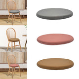 Maxbell Round Seat Pad with Zipper Floor Pouf Mat for Tea Ceremony Bedroom Household Gray