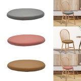 Maxbell Round Seat Pad with Zipper Floor Pouf Mat for Tea Ceremony Bedroom Household Gray