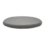 Maxbell Round Seat Pad with Zipper Floor Pouf Mat for Tea Ceremony Bedroom Household Gray