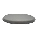 Maxbell Round Seat Pad with Zipper Floor Pouf Mat for Tea Ceremony Bedroom Household Gray