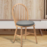 Maxbell Round Seat Pad with Zipper Floor Pouf Mat for Tea Ceremony Bedroom Household Gray