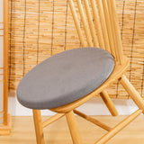 Maxbell Round Seat Pad with Zipper Floor Pouf Mat for Tea Ceremony Bedroom Household Gray